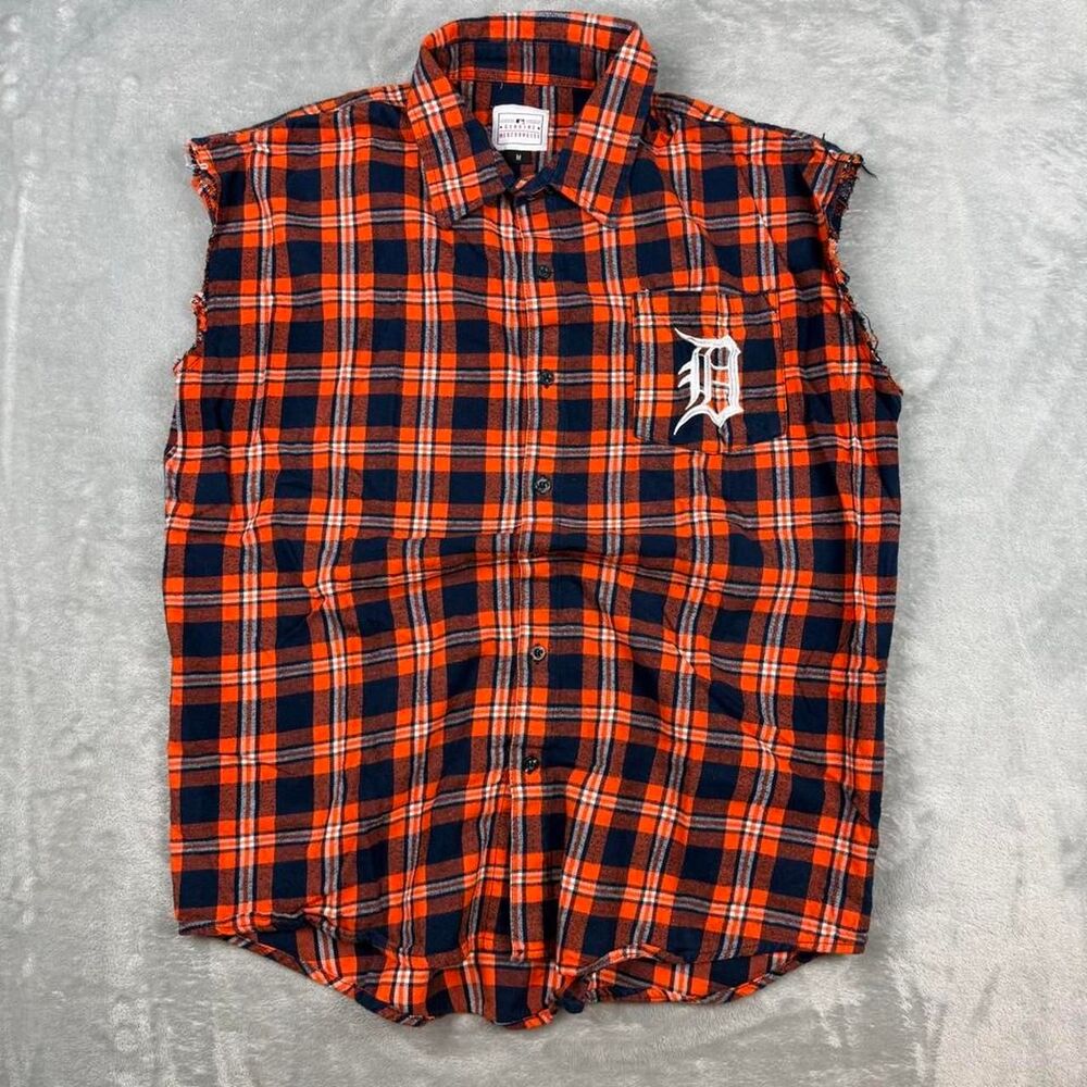 Mlb Men's Orange and Red Vest
